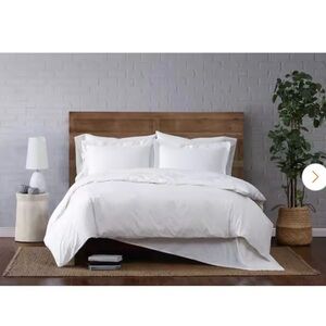 Brooklyn Loom Natural Linen 1 piece Duvet cover White
